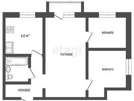 Продается 3-комнатная квартира Масленникова ул, 41.8  м², 3990000 рублей