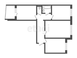 Продается 3-комнатная квартира Лукашевича ул, 63.1 м², 6100000 рублей