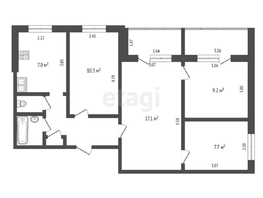 Продается 4-комнатная квартира Рокоссовского ул, 64.7 м², 6500000 рублей