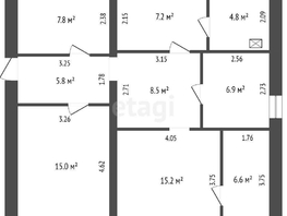 Продается Дом Средняя ул, 78 м², участок 4 сот., 4220000 рублей