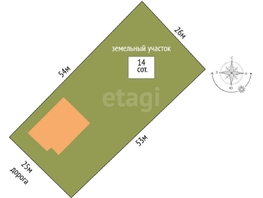 Продается Дом Дубовая ул, 113 м², участок 14 сот., 8200000 рублей