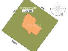 Продается Дом Тополиная ул, 205 м², участок 11 сот., 15000000 рублей