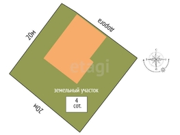 Продается Дом Цеховой Малый пер, 97.1 м², участок 4 сот., 6650000 рублей