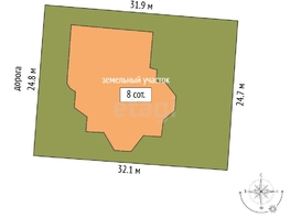 Продается Дом Хлебникова ул, 219 м², участок 8 сот., 19800000 рублей