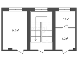 Продается Офис 10 лет Октября ул, 30.4  м², 1976000 рублей