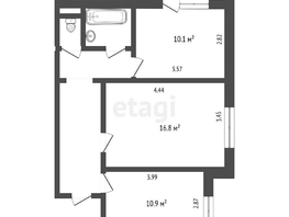 Продается 2-комнатная квартира Звездова ул, 51.1  м², 6300000 рублей