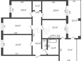 Продается 4-комнатная квартира Маяковского ул, 120.1  м², 12900000 рублей