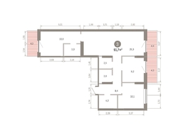 Продается 3-комнатная квартира ЖК Кварталы Драверта, дом 3, 91.73  м², 14800000 рублей
