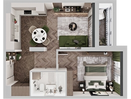 Продается 1-комнатная квартира ЖК Клубный дом на Пушкина, 48.87  м², 11465000 рублей