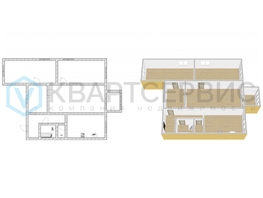 Продается 3-комнатная квартира Ангарская ул, 78.8  м&sup2;, 7000000 рублей
