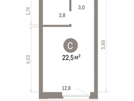 Продается Студия ЖК Кварталы Драверта, дом 6, 22.52  м&sup2;, 4610000 рублей