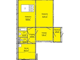 Продается 2-комнатная квартира  Дом на 3-й Любинской, 30/2, 75.84  м&sup2;, 7963200 рублей