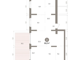 Продается 3-комнатная квартира ЖК Кварталы Драверта, дом 4, 99.03  м&sup2;, 14900000 рублей