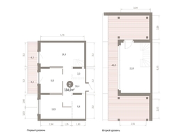 Продается 2-комнатная квартира ЖК Кварталы Драверта, дом 3, 133.98  м&sup2;, 18140000 рублей