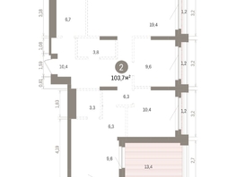 Продается 2-комнатная квартира ЖК Кварталы Драверта, дом 5, 103.68  м&sup2;, 16800000 рублей