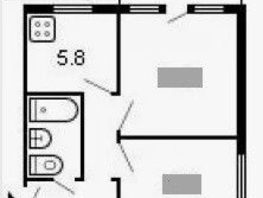 Продается 2-комнатная квартира Карла Ильмера ул, 36.4  м², 3700000 рублей