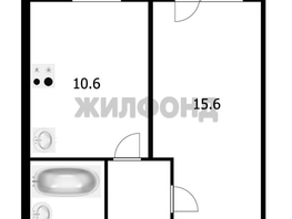 Продается 1-комнатная квартира Иркутский тракт, 33.4 м², 4320000 рублей
