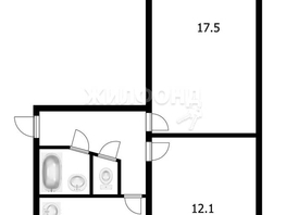 Продается 2-комнатная квартира Карпова ул, 43.7  м², 4600000 рублей