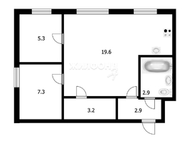 Продается 3-комнатная квартира Переездный пер, 41.2  м², 5250000 рублей