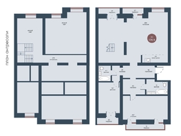 Продается 3-комнатная квартира ЖК Белозерский, корпус 1, 178.9  м², 44725000 рублей