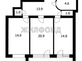 Продается 2-комнатная квартира Типографский пер, 71.7  м&sup2;, 13000000 рублей