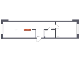 Продается 1-комнатная квартира ЖК Ломоносов, 62.12  м&sup2;, 10032380 рублей