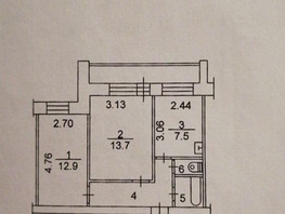 2-комнатная квартира, 46 м², 6/10 этаж