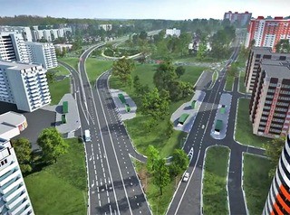 Управление дорог подготовило видеовизуализацию строящейся магистрали по улице Волочаевской