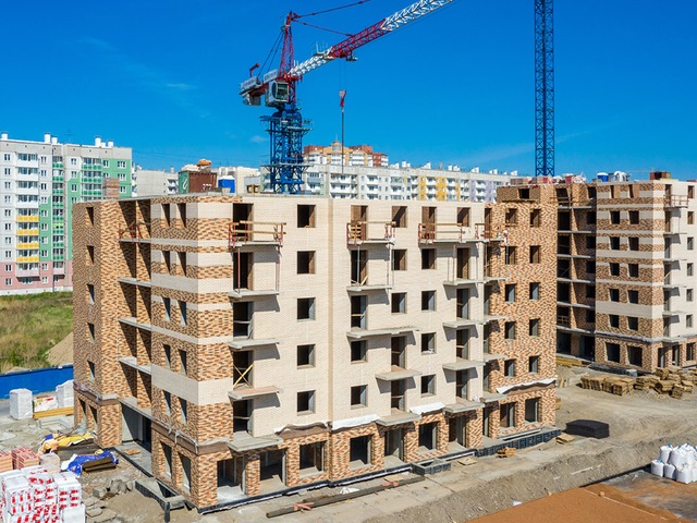Объемы строительства жилья за пять месяцев 2019 года упали на 11%